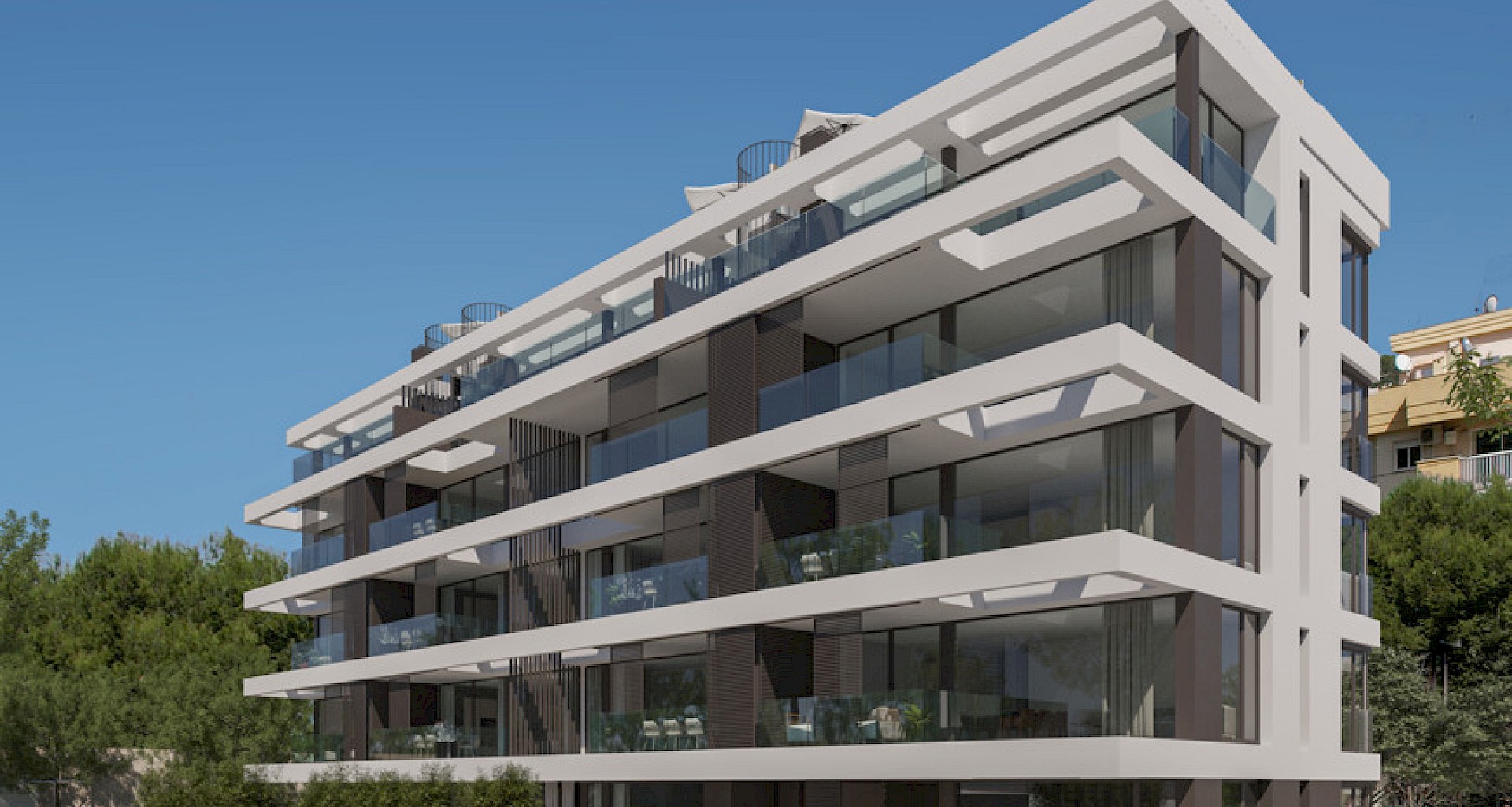 KROHN & LUEDEMANN Appartement de jardin neuf à Palma Bonanova avec jardin privé 