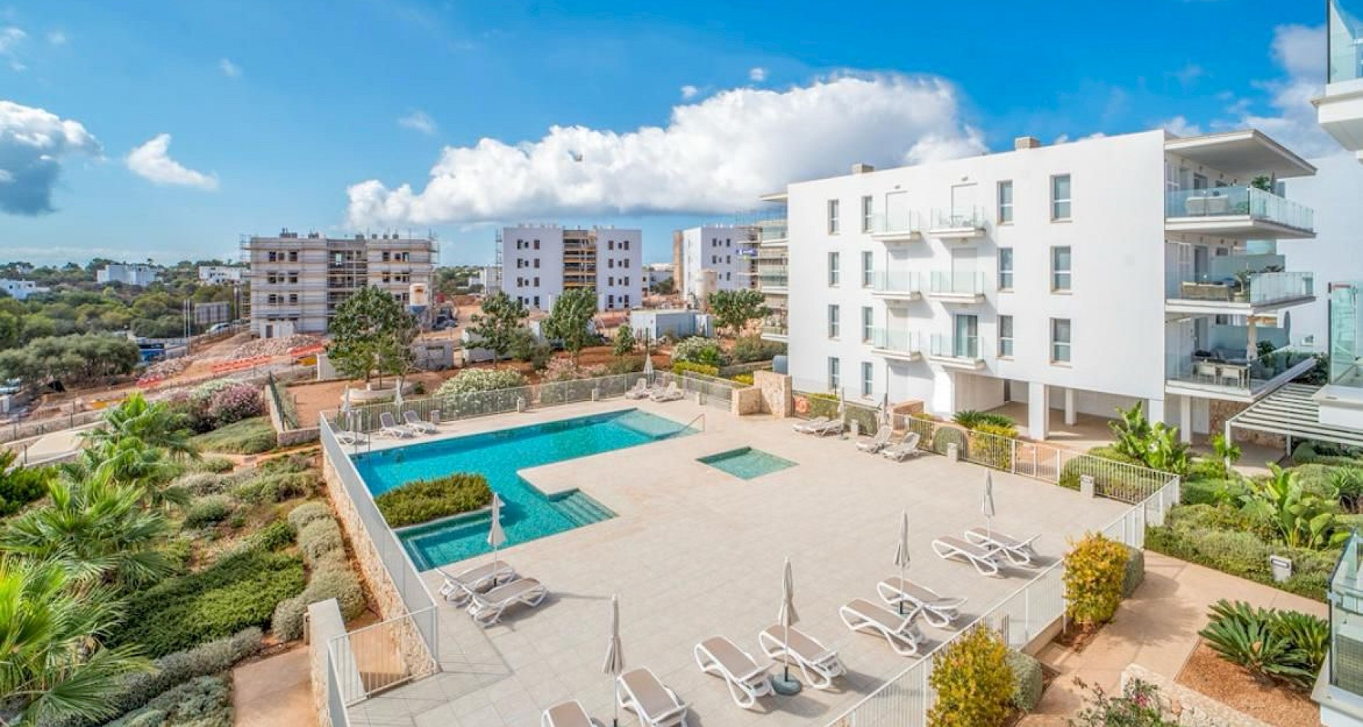 KROHN & LUEDEMANN Appartement neuf à Cala d'Or dans un endroit privilégié au-dessus de la marina, près de la plage 